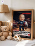 Custom Baby News Poster – Personalized Baby Captain Wall Art